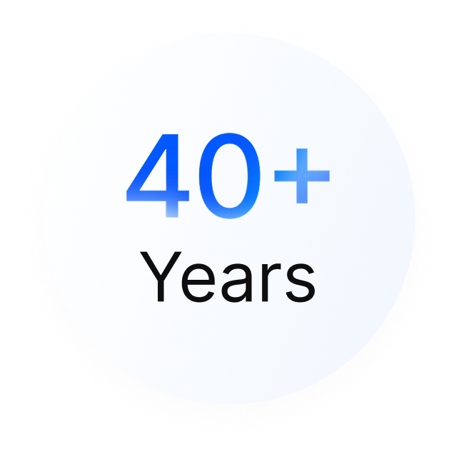 40+ years